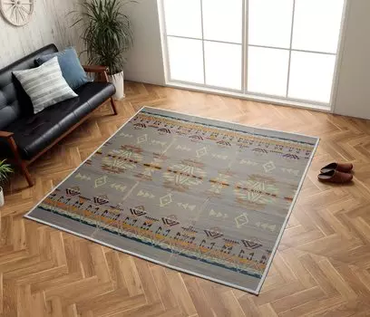 Ikehiko Rush Rug Carpet Square NS Like Gray 180 x 180 cm Humidity regulating effect Antibacterial and deodorizing effect Cushioning properties Natural