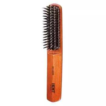 Ikemoto Brush Hair Brushing Styling Brush Мягкая расческа для волос IKH4628 Сделано в Японии Кисть/IKMT & (большой) Твердость (S) коричневый