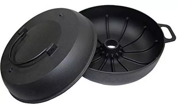 Ikenaga Iron Works Stone Pot, 10.2 inches (26 cm), Induction Compatible, Sweet Potato, Grilled Potato, Black