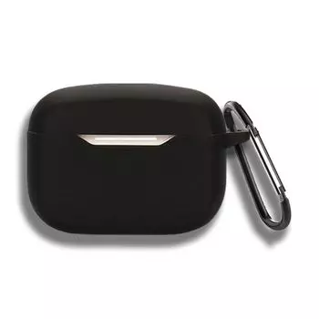 Ikfultra Protective Case Ikf-ultra Earphone Case Silicone All-Inclusive Drop-Resistant Soft Case Transparent Charging Bin Box Men and Women Fashion iKF- Ultra One-body black-collection hook