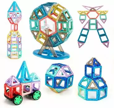 iKing Magnetic Classic Магнитный блок Образовательный Образовательный Рождение воспитания Магнитные числовые блоки Кейс для хранения блоков 8-е Игрушки Блоки, Игрушки, Лаборатория,