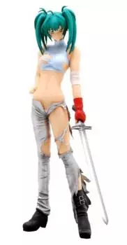 Ikki Tousen Ryobu одежда битва серебристый цвет версия масштаб ПВХ окрашенный готовый Fousen~Private ver. (1/6 продукта)