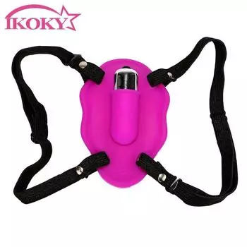 IKOKY вибратор-бабочка, носимый клитор, стимулирует эротические игрушки, медицинские силиконовые женские оргазмы, секс-игрушки для женщин