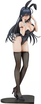 Ikomochi Sensei original character Black Bunny Aoi 16 scale plastic painted finished figure