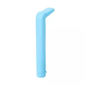 Икота останавливающая соломинка коленчатого типа многоразовая эффективная соломинка для остановки отрыжки для пожилых детей синяя синий