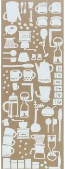 IKS Чусен Тэнугуи Ручной работы 34 x Кофе с молоком Ткань премиум-класса Полотенце, Япония, 88см, Кофейно-бежевый, 100% Хлопок, (Незаконченный)