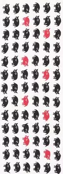 IKS Chusen Тэнугуи ручной работы из ткани премиум-класса, Япония, 88 см, 100% хлопок, (Незаконченный) (Поросенок Белый)