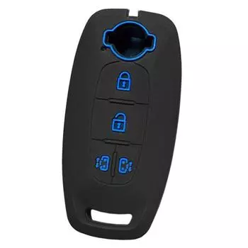 [IKT] Силиконовый чехол для смарт-ключей для автомобилей Nissan, 4 кнопки / Serena (2023~) / Люкс (2023~) / так далее. Специально разработанный и идеальный размер, устойчивый к царапинам