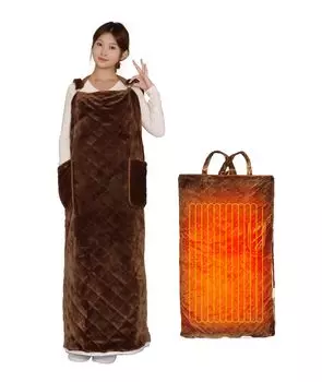 Ilake Electric Energy, вы можете ходить, надев его, носимый, 7 уровней температуры, 6 уровней отключения, полностью уничтожает пылевых клещей, подходит для роста, всего тела, толстого коричневый