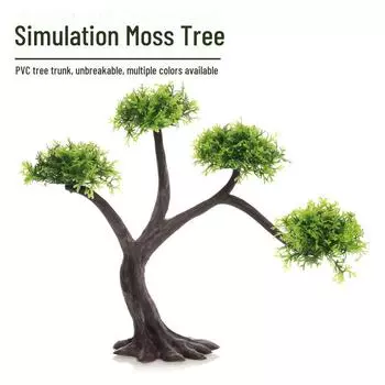 Илань Аквариум Рыбный Ландшафтный Моделирование Модель Мосса Дерева - Серия CB