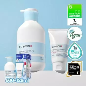 Illiyoon [3 года подряд Olyoung 1] лосьон cerAmide Ato 600 мл, одиночный выбор дизайна 1 600ML+128ML