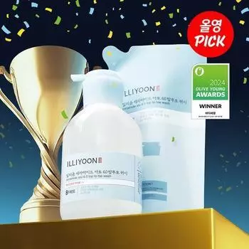 Illiyoon Ceramide Ato 6.0 Top to Toe Wash 500ml + Refill 500ml 500+500 (refill) limited edition
