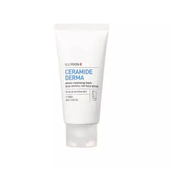 Illiyoon Ceramide Derma Очищающая пенка с аминокислотами 80г/120г 80g