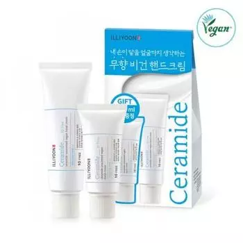 ILLIYOON Ceramide Unscented Vegan Hand Cream 50ml Special +30ml Gift