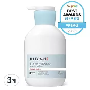Illiyoon Ceramine Ato лосьон без запаха, 528 мл, 3 шт.