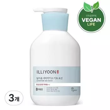 Illiyoon Ceramine Ato лосьон без запаха, 528 мл, 3 шт.