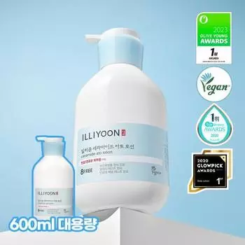 Illiyoon Ceramine Ato Lotion 600ML, корейский уход за телом