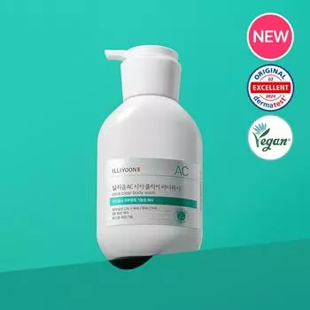 ILLIYOON Cica Acne Clear гель для душа, 400 мл