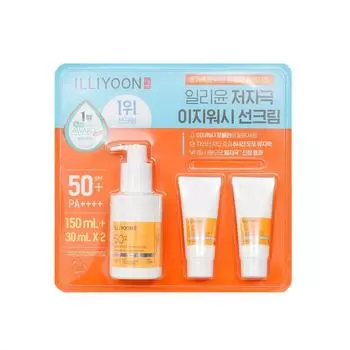 ILLIYOON Easy Wash Sun Cream 150ml + (30ml