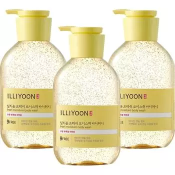 Illiyoon Fresh Moisture Body Wash, 500ml, 3 units