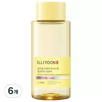 Средство для снятия макияжа с губ и глаз Illiyoon Fresh Moisture, 300 мл, 6 шт.