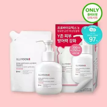 Illiyoon Probiotics Gentle Cleanser 300 мл + план пополнения 250 мл 300ml+250ml (refill)