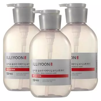 Illiyoon Ultra Repair Deep Moisture Body Wash, 500ml, 3 units