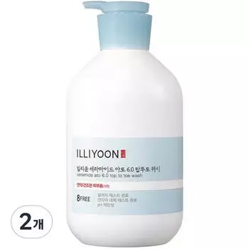 Illiyun Ceramine Ato 6.0 Top Two Towa City Mu-hyang, 1000мл, 2 корейских косметики