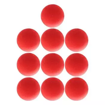Illusion Comedy 2.5cm/3.5cm/4.5cm Circular Magic Tricks Finger Sponge Ball Red Magic Sponge Ball 2.5cm