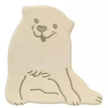 Иллюстрированная книга для плоской ручки Японская живопись Собаки взрослые, вырубной мешочек,