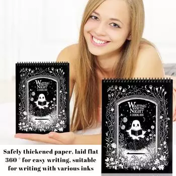 Иллюстрированная книга «В ожидании ночи» One Size чёрный