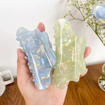 Иллюзорный цвет уксусная кислота заколки облако форма геометрия волосы когти аксессуары для волос