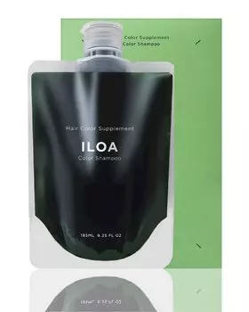 ILOA Добавка для окрашивания волос ILOA Color Shampoo Matte Green Beauty Salon Exclusive 185 мл Anti-Fade