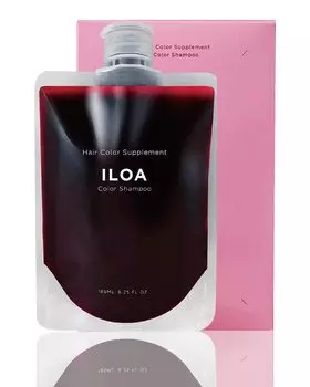ILOA Дополнение к краске для волос ILOA Color Shampoo Pink Beauty Salon Exclusive 185 мл, против выцветания