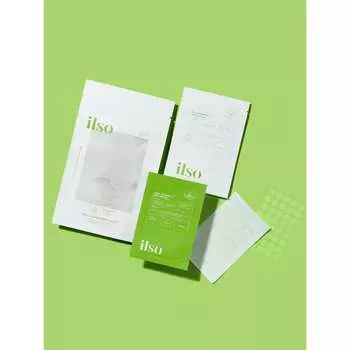 ilso dual calming spot patch (plasta patch (10mm x 40ea), hydrocolloid patch (12mm x 30ea))