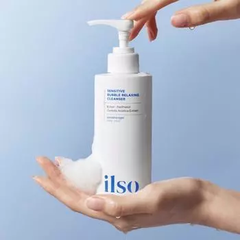 ilso Sensitive Bubble Расслабляющее очищающее средство 200г