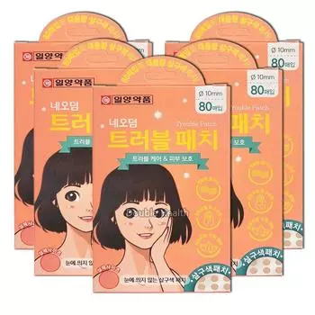 Ilyang Pharmaceutical Neoderm патч абрикосового цвета, 80 шт., 5 шт.