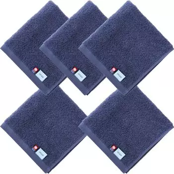 imaa Imabari Полотенце Сертифицированное ручное быстрое изготовление 34 см x вакуумная компрессия Упаковка 5 Полотенце, пушистое, тонкое, впитывающее, сушильное, Япония, 100% хлопок, 35 см,