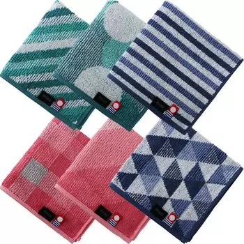 имаа Имабари Полотенце Сертифицированное Ручной Работы Антибактериальное и Бамбуковое Бамбук Бамбук B 6 Штук Полотенца/Носовые платки, Япония, Устойчивое к запаху, Хлопок, Район,