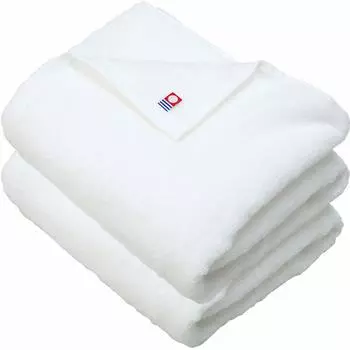 imaa Imabari Towel Сертифицированное полотенце для ванной Quick Made in Vacuum Compression Pack, пушистое, тонкое, впитывающее, сушильное, Япония, 100% хлопок, (2 белых)