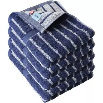 imaa Imabari Towel Сертифицированный набор полотенец для лица Quick Made in Vacuum Compressed Pack Navy 4, пушистые, тонкие, впитывающие, высыхающие, Япония, 100% хлопок,