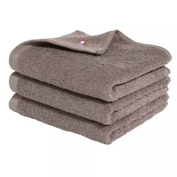 Imabari Face Set Made in 34 x 80 Cotton Towels, 3-Piece [Soft, Medium-Weight], Absorbent, Quick-Drying, Japan, cm, 100%