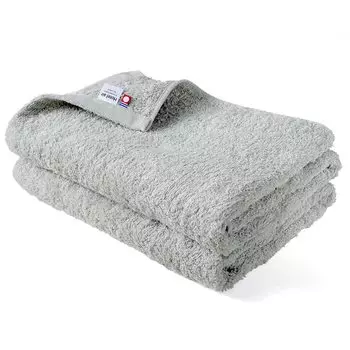 Imabari Towel Certified Bath Towel Set of 2 Hotel Air 65c x 135cm Made in Japan [oruta] (Gray)