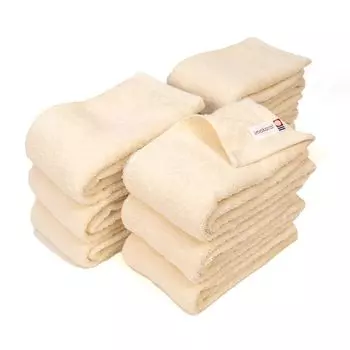 Imabari Towel Certified Set of 9 Face Towels Bulk Purchase Set Thick 34 x 80cm Made in Japan Brand Everyday Use Home Use Hotel Specifications Water