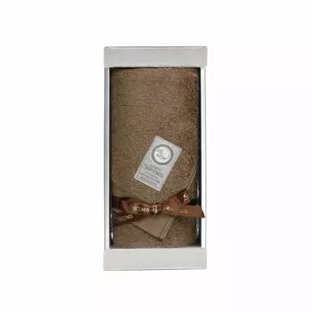Imabari Towel MEZAME Face Towel 1 Piece Gift Box 5SECONDS Towel Brown Hi,NEW