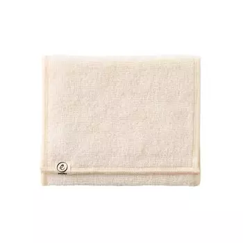 Imabari Towel Pocket Handkerchief Sanitary Pouch Kids Ladies emoka (Natural)