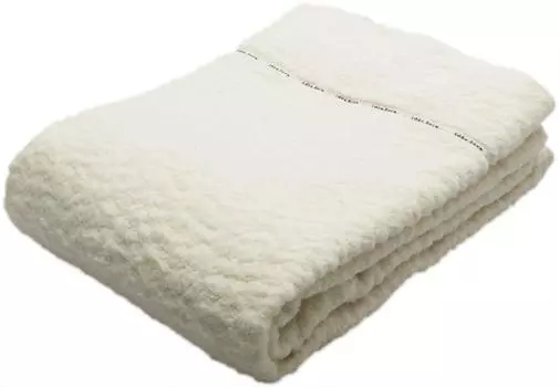 Полотенце Imabari Полотенце Одеяло Idesola Natural Time Fluffy Ivory Single 140 x IZ0268 Полотенце Maruei (приблизительно. 190см) белый
