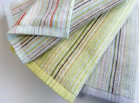 Imabary Imabari reTOWEL One Wash Остатки ниток Эко-полотенца Набор банных полотенец, 3 шт.