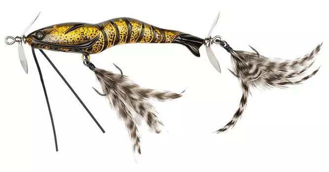 Imakatsu Bass Lure Viral 70 SS Standard Color Black King Shrimp #1000