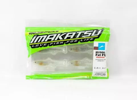 Imakatsu Soft Lure Huddle Fat Fry Эластомер 2,8 дюйма 4 шт. в упаковке S-501 (6579)